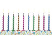 Picture of BIRTHDAY CANDLES MAGIC MIX - 10 PACK